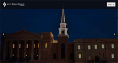Desktop Screenshot of firstbaptistburlington.com